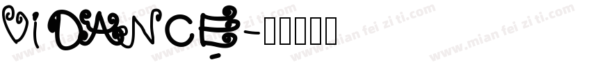 vi DANCE字体转换